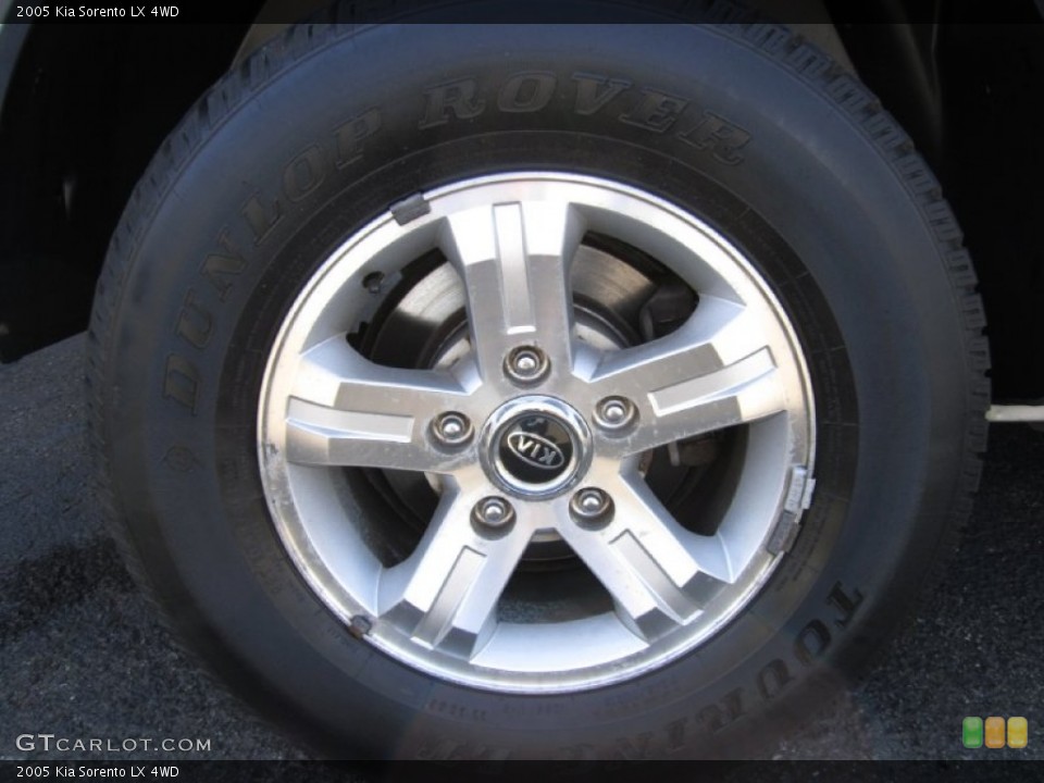2005 Kia Sorento LX 4WD Wheel and Tire Photo #63003629
