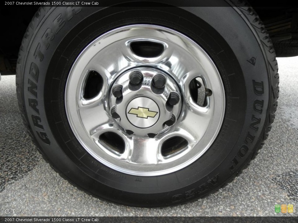 2007 Chevrolet Silverado 1500 Classic LT Crew Cab Wheel and Tire Photo #63019628