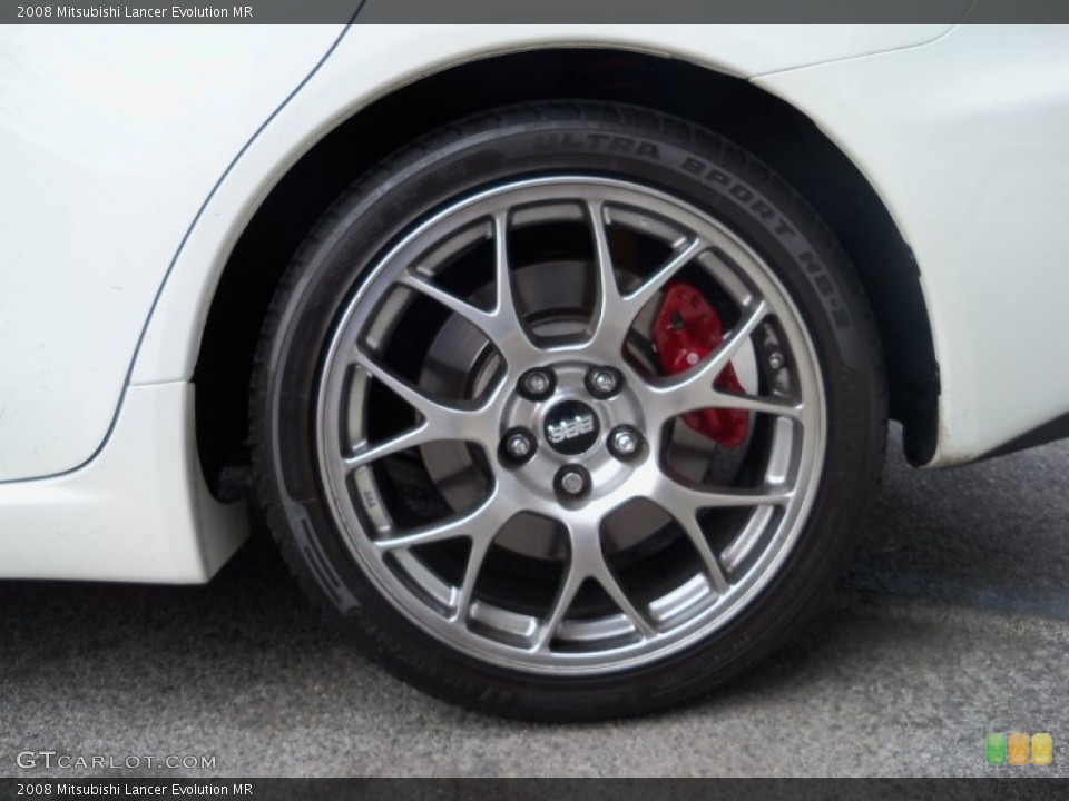 2008 Mitsubishi Lancer Evolution MR Wheel and Tire Photo #63020675