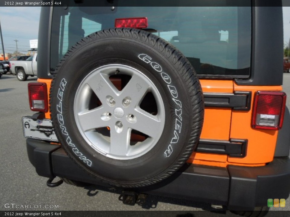 2012 Jeep Wrangler Sport S 4x4 Wheel and Tire Photo #63024593