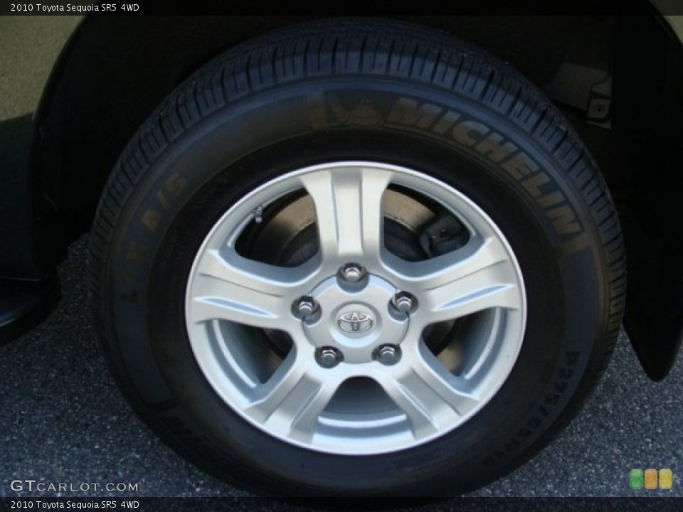 2010 Toyota Sequoia SR5 4WD Wheel and Tire Photo #63026487