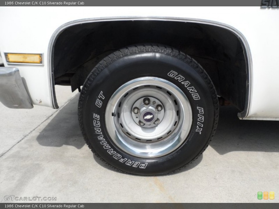 1986 Chevrolet C/K C10 Silverado Regular Cab Wheel and Tire Photo #63027012