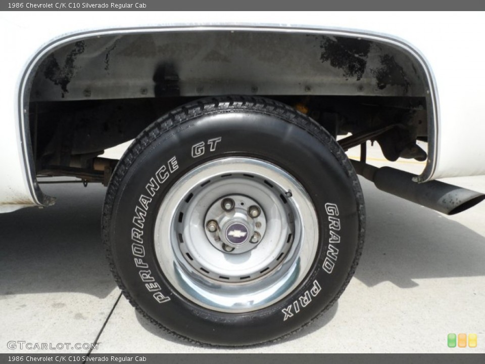 1986 Chevrolet C/K C10 Silverado Regular Cab Wheel and Tire Photo #63027018