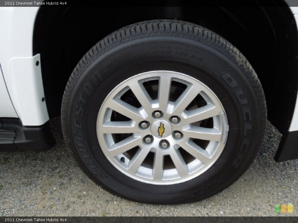 2011 Chevrolet Tahoe Hybrid 4x4 Wheel and Tire Photo #63035208