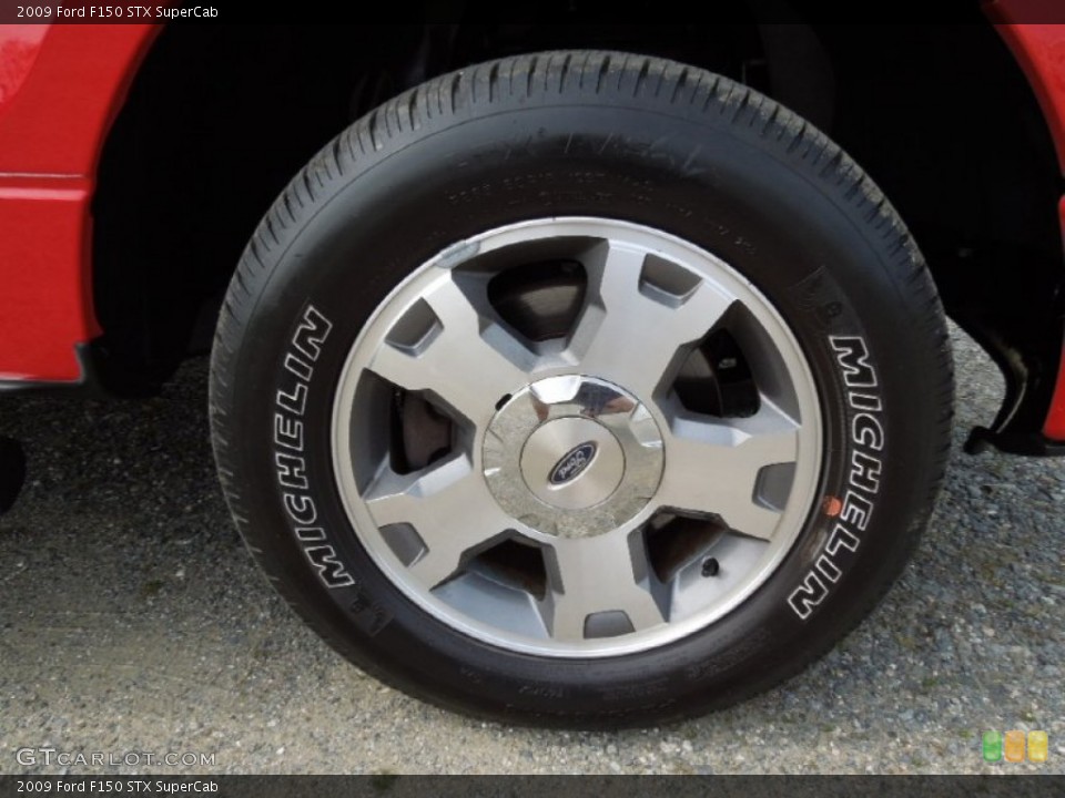 2009 Ford F150 STX SuperCab Wheel and Tire Photo #63035832