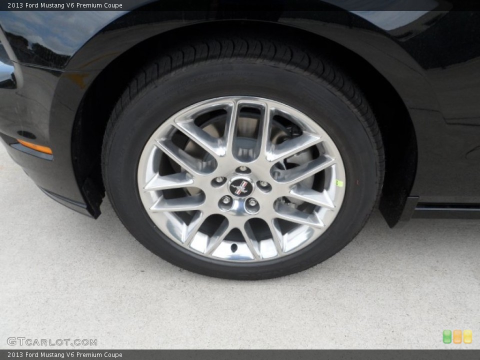 2013 Ford Mustang V6 Premium Coupe Wheel and Tire Photo #63039025