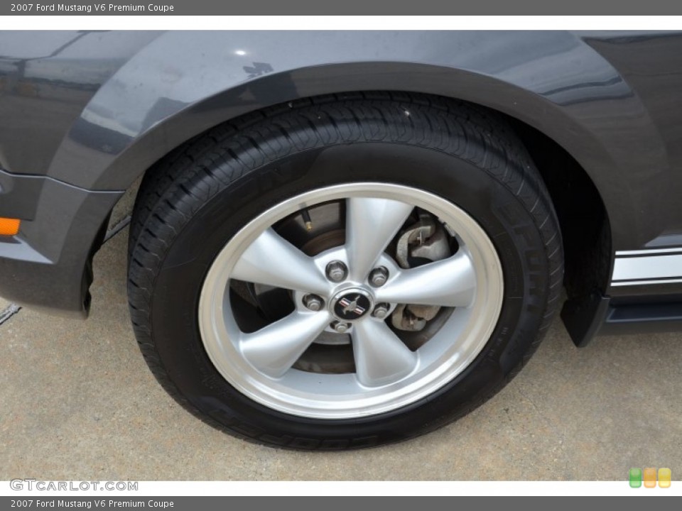 2007 Ford Mustang V6 Premium Coupe Wheel and Tire Photo #63047320