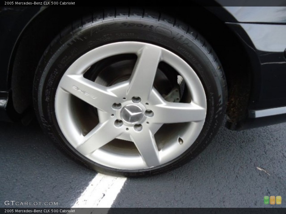 2005 Mercedes-Benz CLK 500 Cabriolet Wheel and Tire Photo #63049894