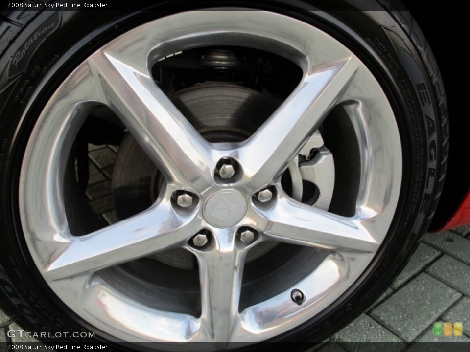 2008 Saturn Sky Red Line Roadster Wheel and Tire Photo #63050830