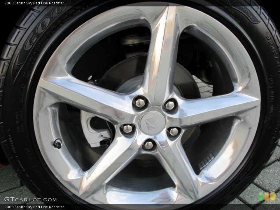 2008 Saturn Sky Red Line Roadster Wheel and Tire Photo #63050864