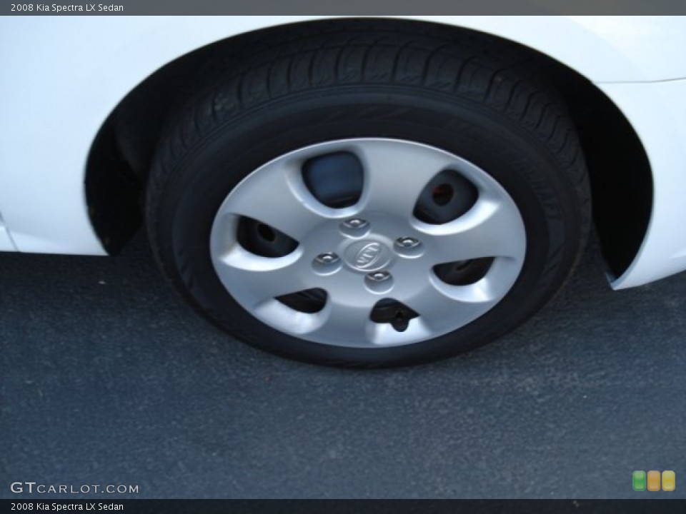 2008 Kia Spectra LX Sedan Wheel and Tire Photo #63056344