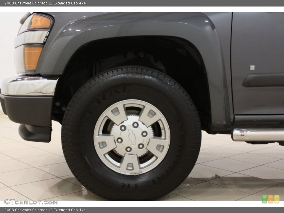 2008 Chevrolet Colorado LS Extended Cab 4x4 Wheel and Tire Photo #63061699