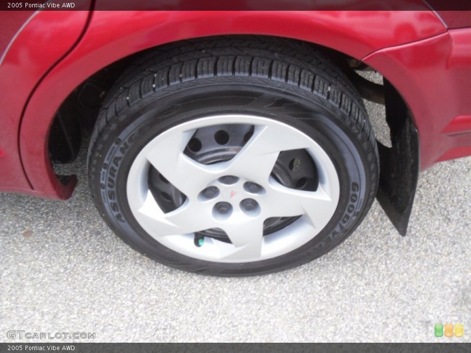 2005 Pontiac Vibe AWD Wheel and Tire Photo #63062320
