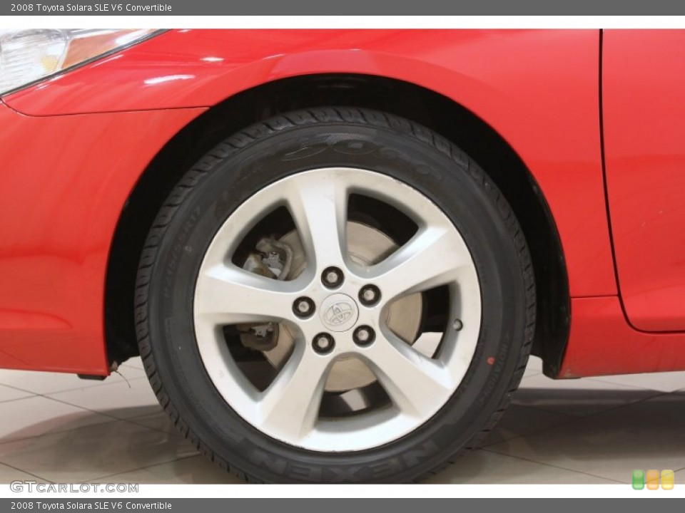 2008 Toyota Solara SLE V6 Convertible Wheel and Tire Photo #63062632