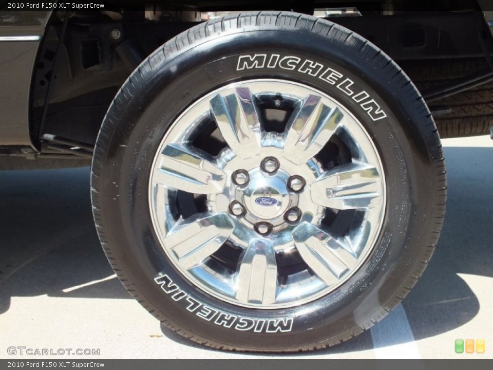 2010 Ford F150 XLT SuperCrew Wheel and Tire Photo #63062872