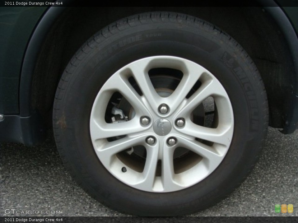 2011 Dodge Durango Crew 4x4 Wheel and Tire Photo #63064033