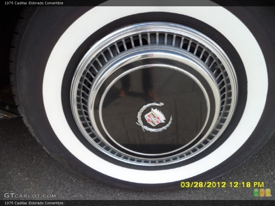 1976 Cadillac Eldorado Convertible Wheel and Tire Photo #63066274