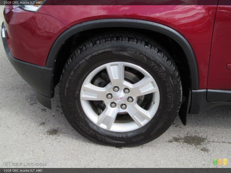 2008 GMC Acadia SLT AWD Wheel and Tire Photo #63067879