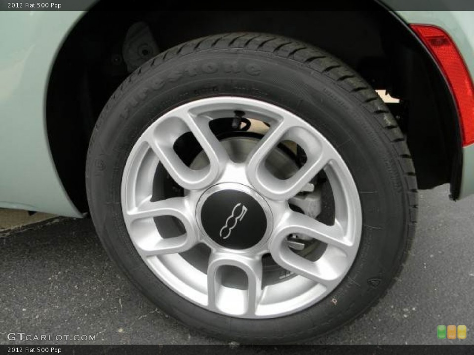 2012 Fiat 500 Pop Wheel and Tire Photo #63071357