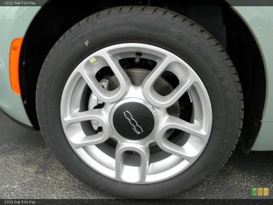 2012 Fiat 500 Pop Wheel and Tire Photo #63071915