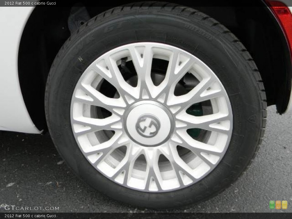 2012 Fiat 500 c cabrio Gucci Wheel and Tire Photo #63072335