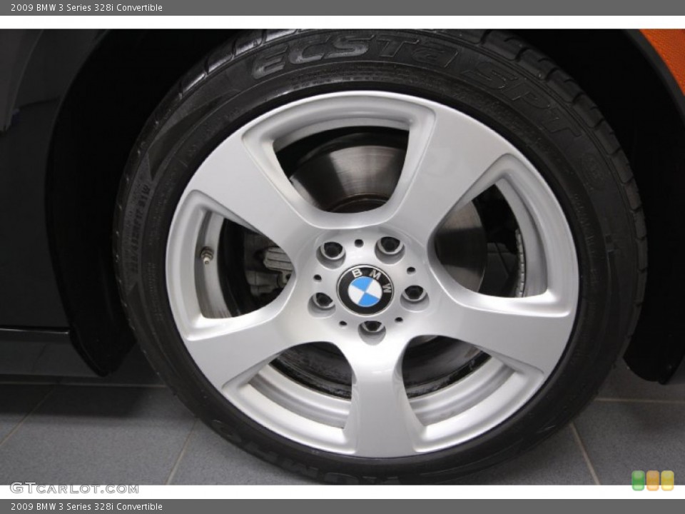 2009 BMW 3 Series 328i Convertible Wheel and Tire Photo #63072935