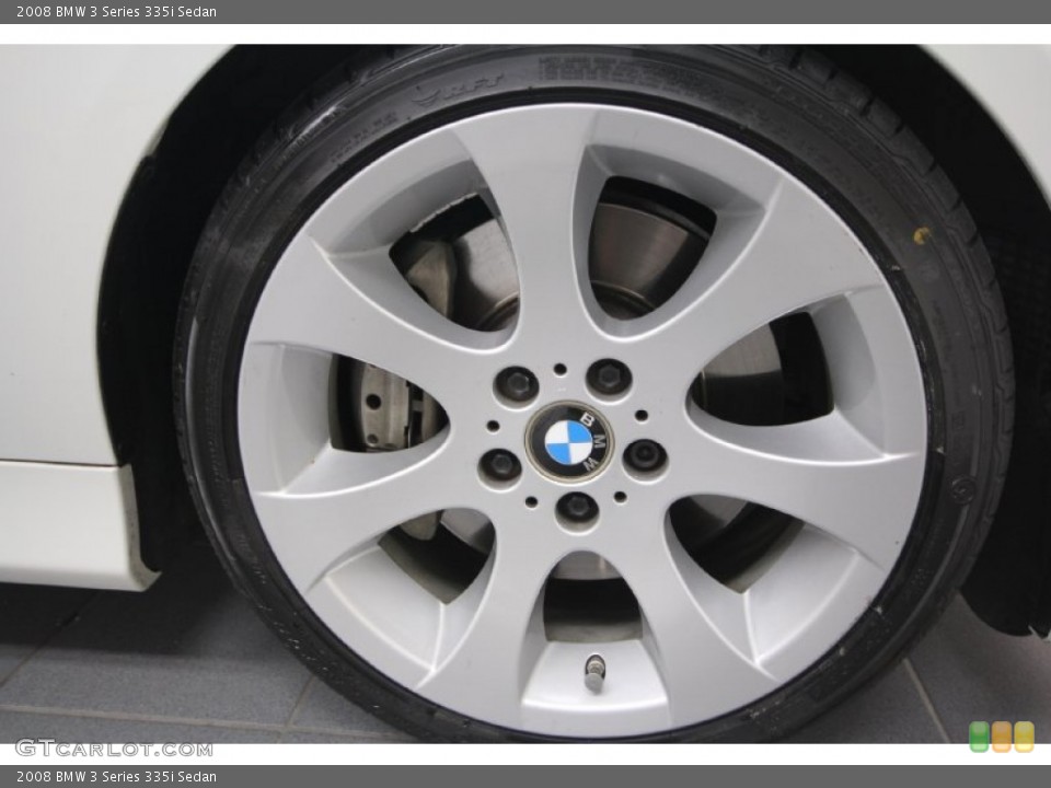 2008 BMW 3 Series 335i Sedan Wheel and Tire Photo #63076340