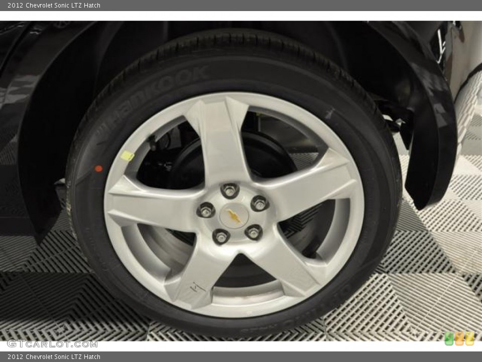 2012 Chevrolet Sonic LTZ Hatch Wheel and Tire Photo #63079244