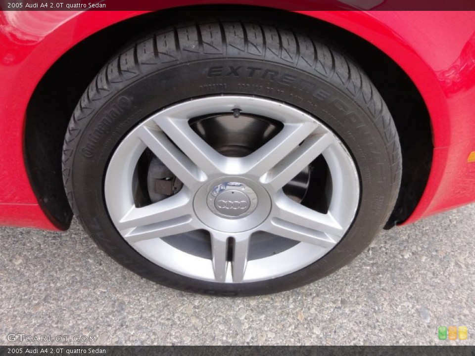 2005 Audi A4 2.0T quattro Sedan Wheel and Tire Photo #63082439