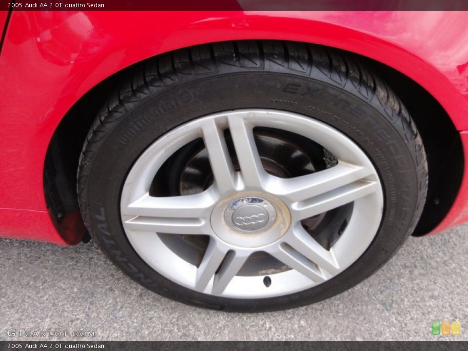 2005 Audi A4 2.0T quattro Sedan Wheel and Tire Photo #63082490