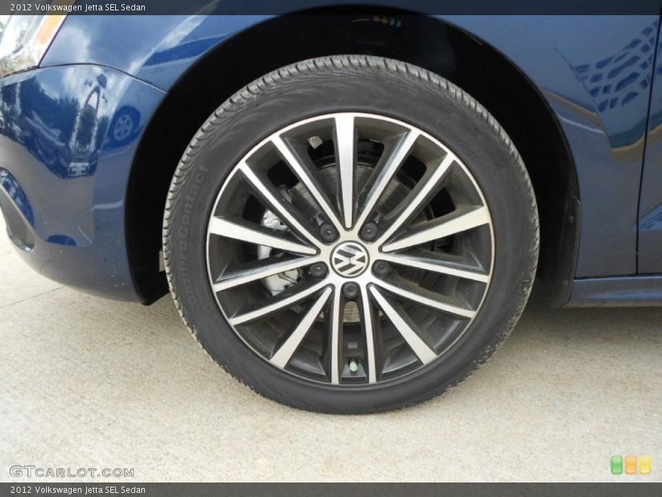 2012 Volkswagen Jetta SEL Sedan Wheel and Tire Photo #63083651