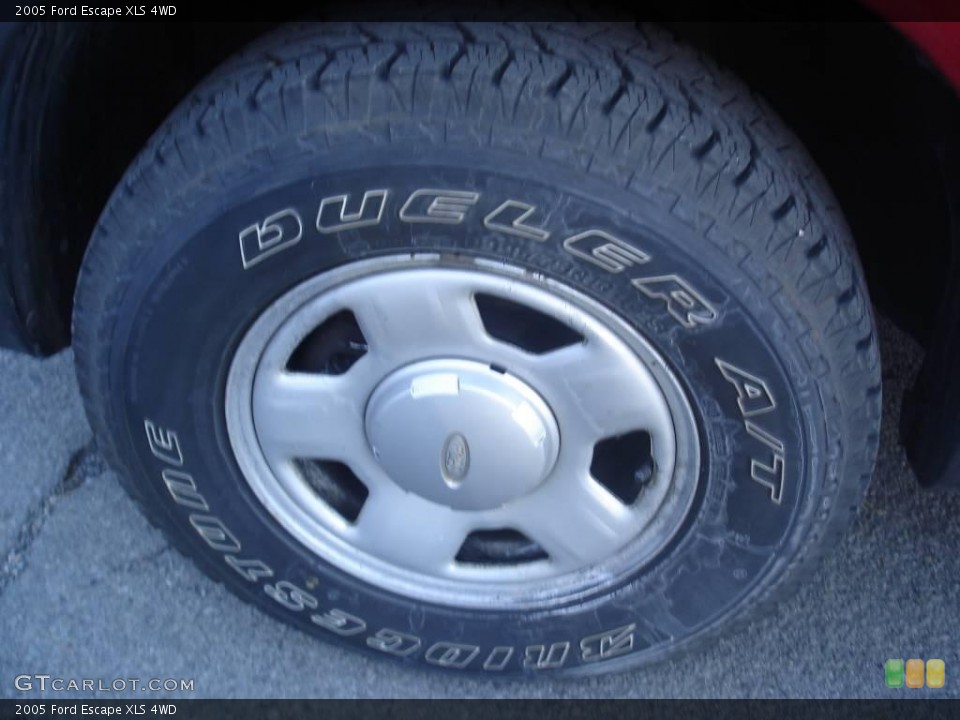 2005 Ford Escape XLS 4WD Wheel and Tire Photo #6308514
