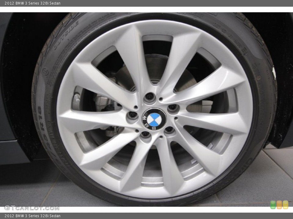 2012 BMW 3 Series 328i Sedan Wheel and Tire Photo #63086162