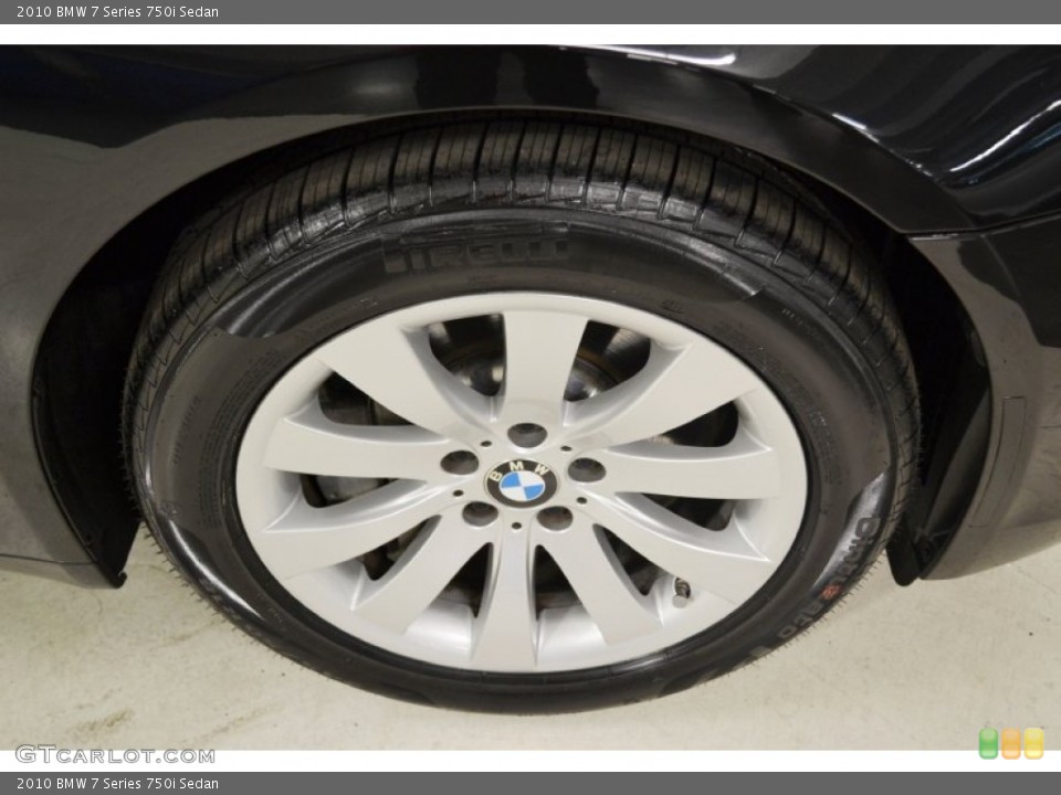 2010 BMW 7 Series 750i Sedan Wheel and Tire Photo #63098351
