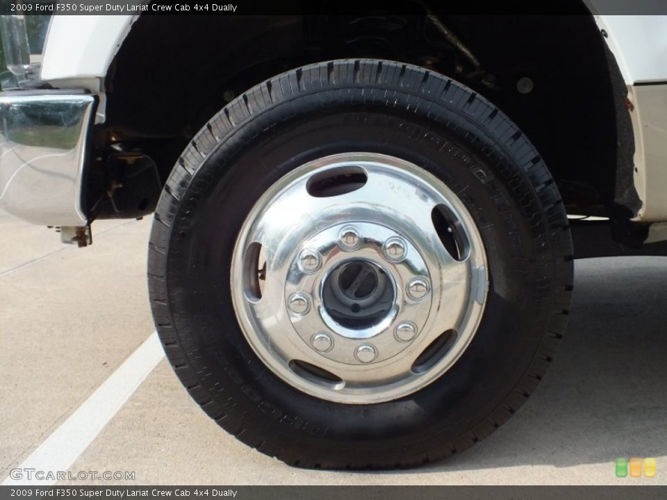 2009 Ford F350 Super Duty Lariat Crew Cab 4x4 Dually Wheel and Tire Photo #63101918