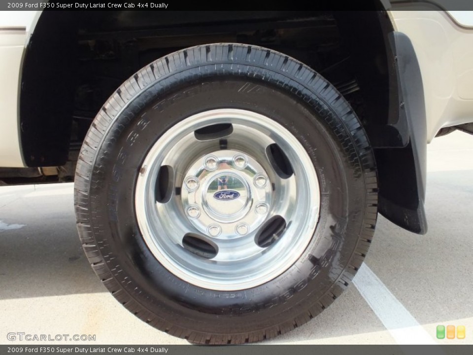 2009 Ford F350 Super Duty Lariat Crew Cab 4x4 Dually Wheel and Tire Photo #63101927