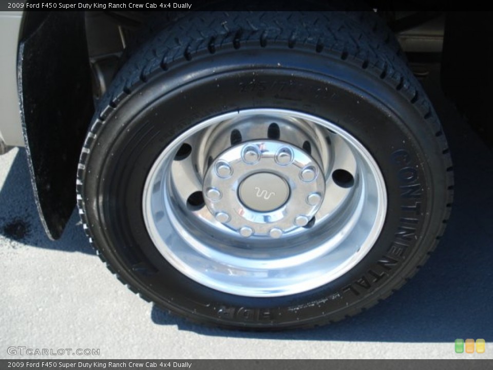 2009 Ford F450 Super Duty King Ranch Crew Cab 4x4 Dually Wheel and Tire Photo #63104053
