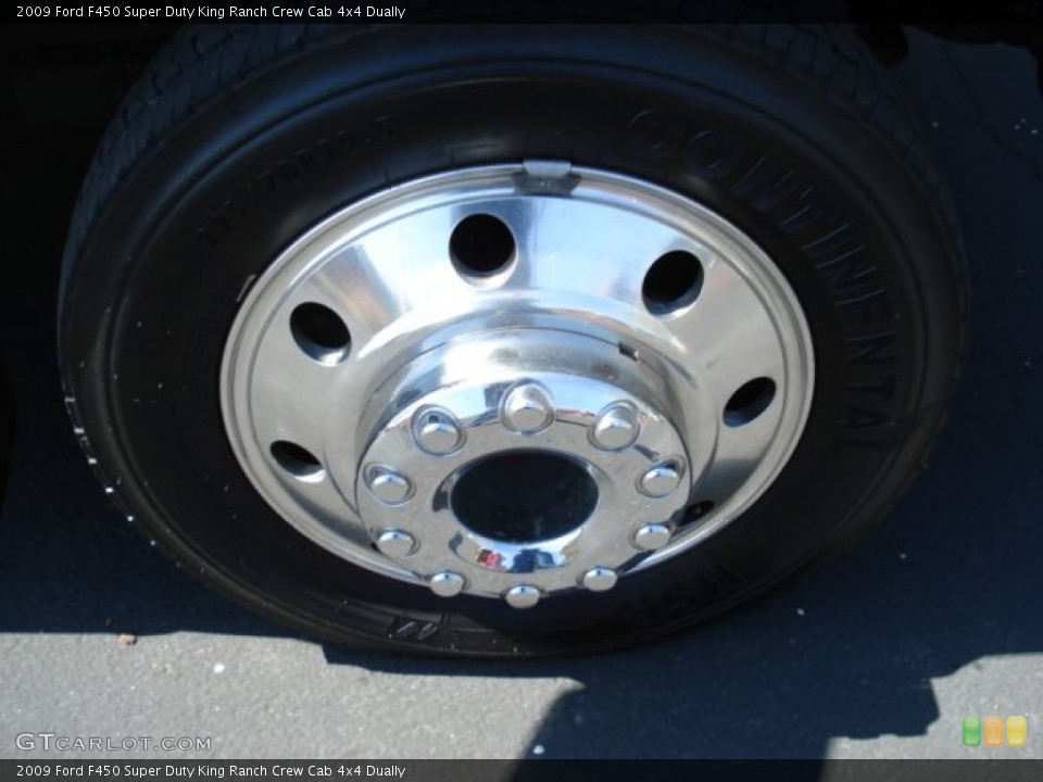 2009 Ford F450 Super Duty King Ranch Crew Cab 4x4 Dually Wheel and Tire Photo #63104063