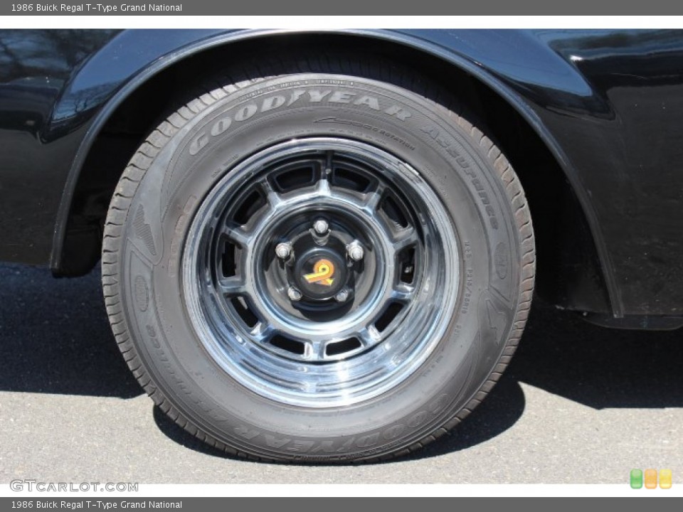 1986 Buick Regal T-Type Grand National Wheel and Tire Photo #63105548