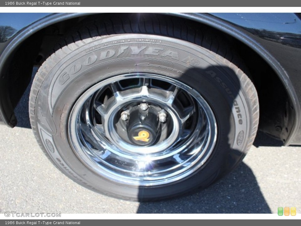 1986 Buick Regal T-Type Grand National Wheel and Tire Photo #63105556