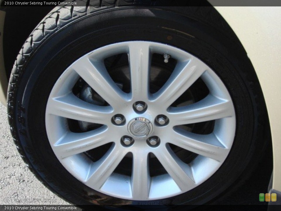 2010 Chrysler Sebring Touring Convertible Wheel and Tire Photo #63115226