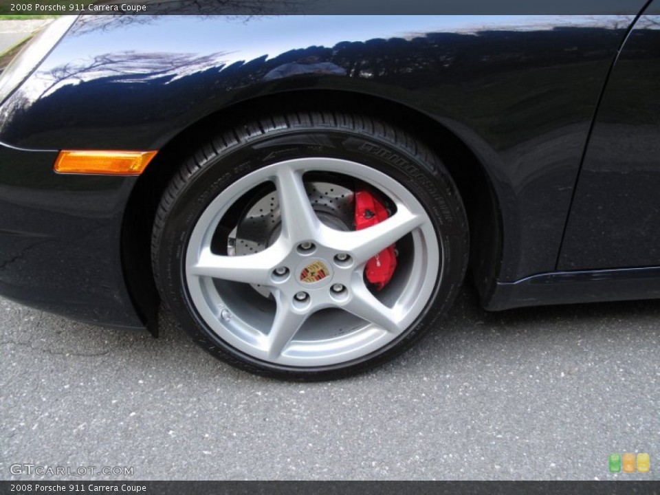 2008 Porsche 911 Carrera Coupe Wheel and Tire Photo #63116453