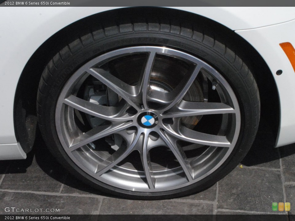 2012 BMW 6 Series 650i Convertible Wheel and Tire Photo #63131530