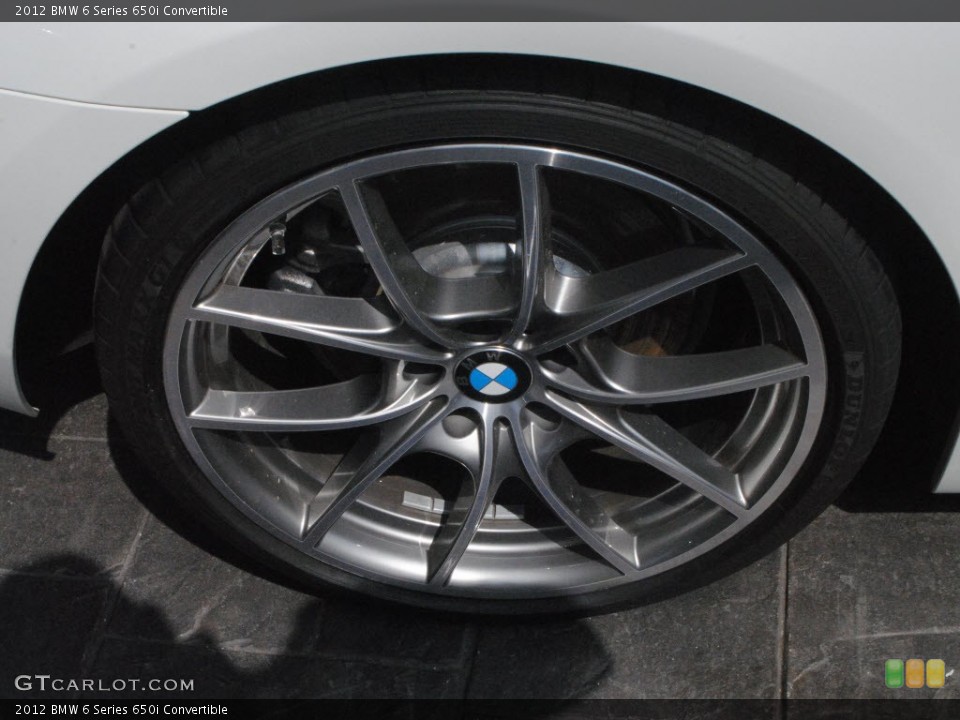 2012 BMW 6 Series 650i Convertible Wheel and Tire Photo #63131579