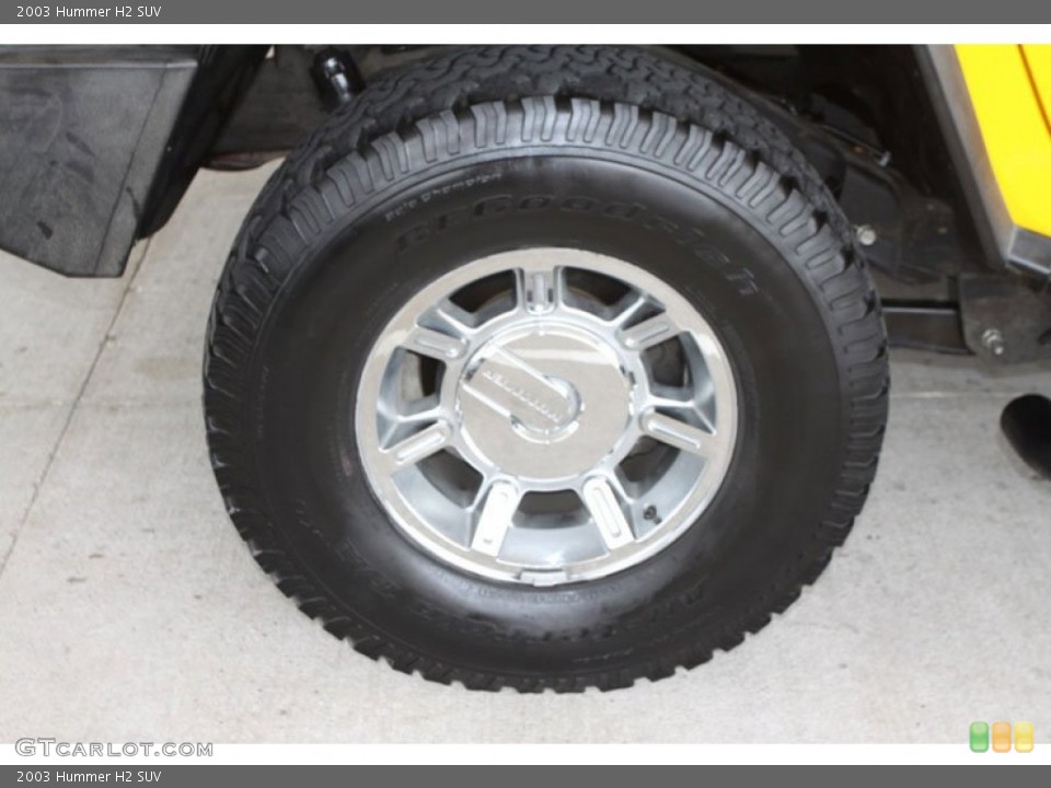 2003 Hummer H2 SUV Wheel and Tire Photo #63135247