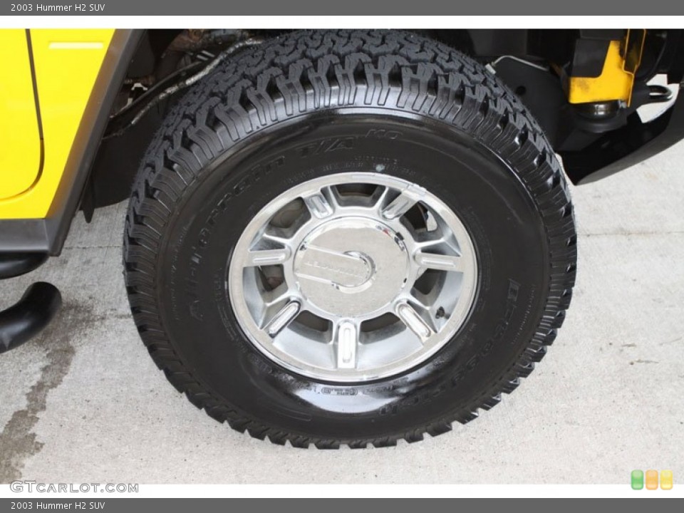 2003 Hummer H2 SUV Wheel and Tire Photo #63135256
