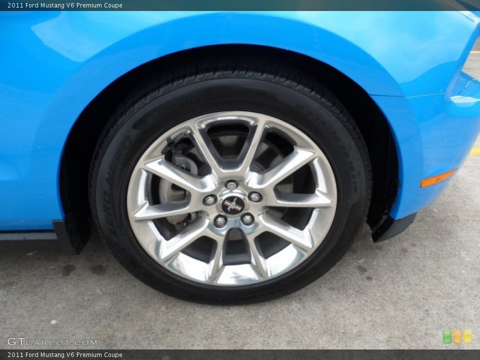 2011 Ford Mustang V6 Premium Coupe Wheel and Tire Photo #63141544