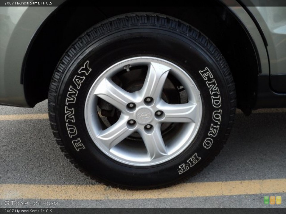 2007 Hyundai Santa Fe GLS Wheel and Tire Photo #63146395