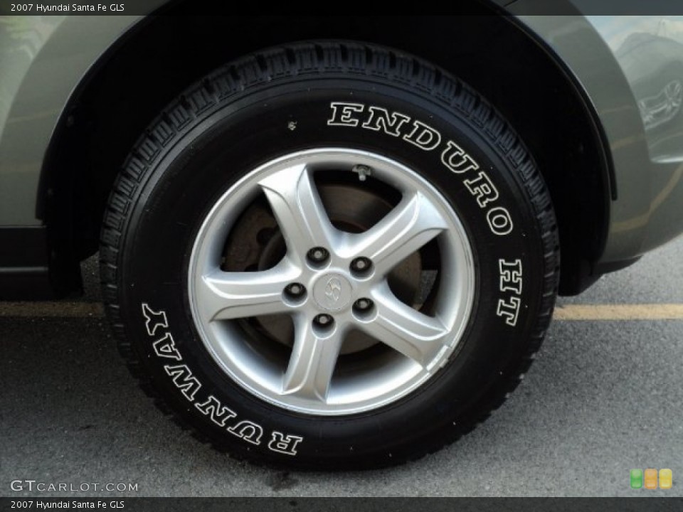 2007 Hyundai Santa Fe GLS Wheel and Tire Photo #63146404