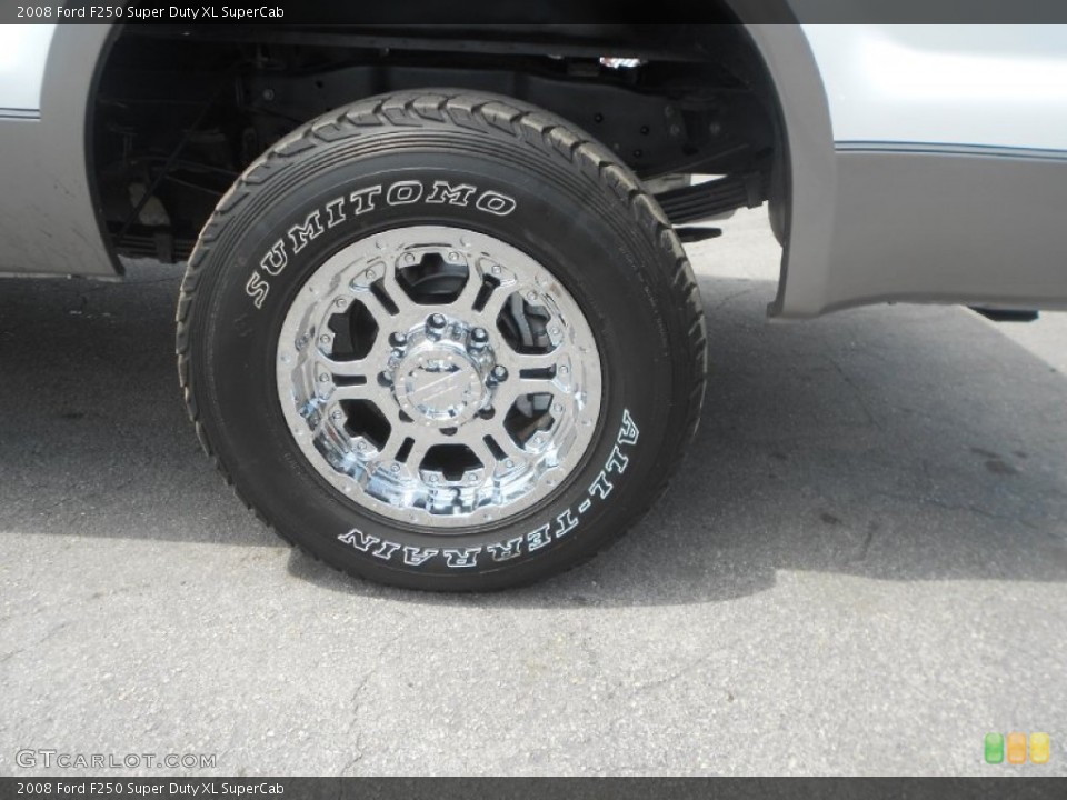 2008 Ford F250 Super Duty Custom Wheel and Tire Photo #63149182